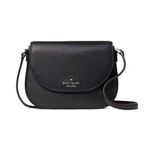 Kate Spade Leila Mini Flap Crossbody BLACK